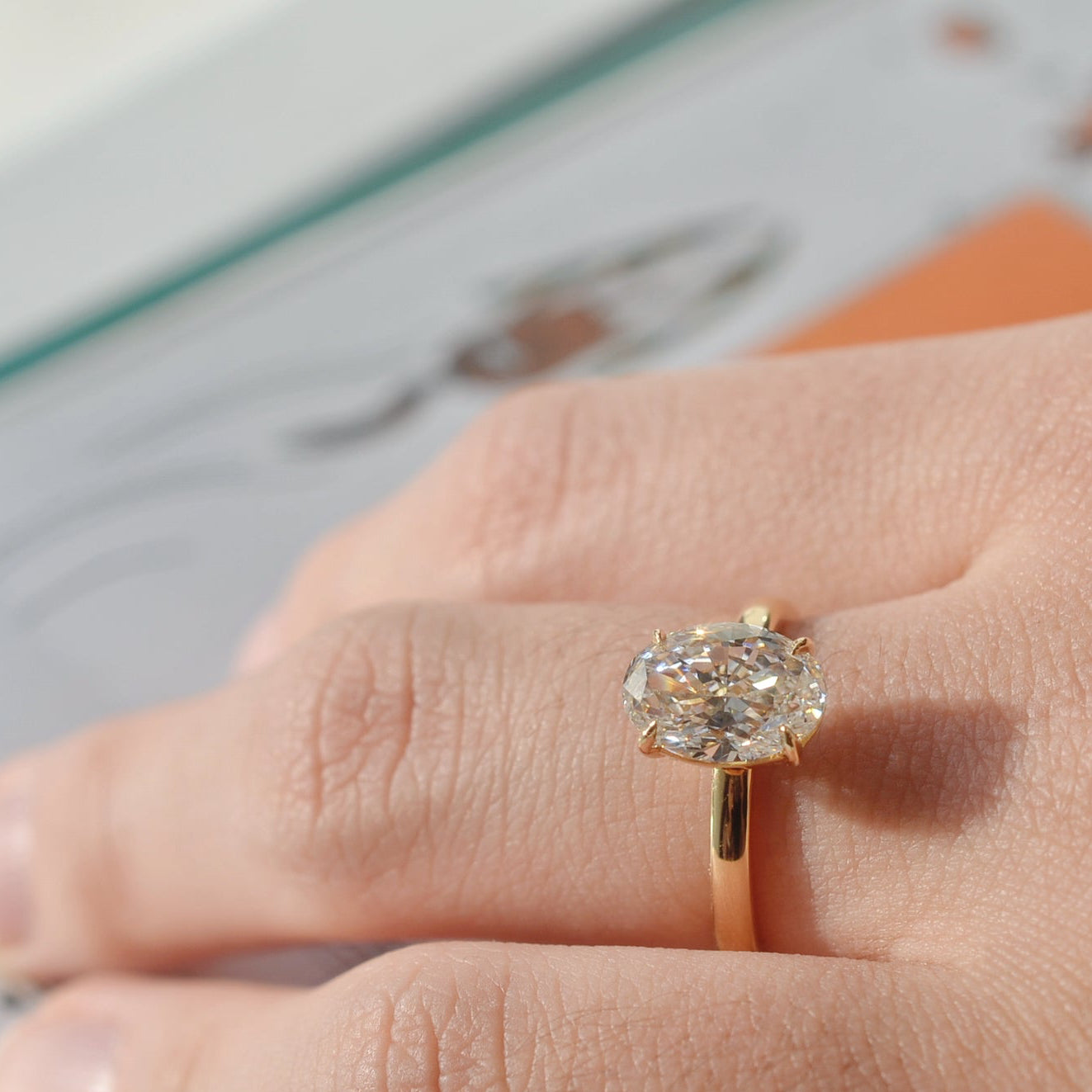 Soli Engagement Ring - Lab-Groomed Diamond