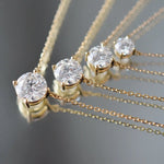 Collier Alya – Diamant de laboratoire - 0,5 carat - Rond - Or jaune 18K diamelys