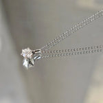 Collier Vega – Diamant de laboratoire - 1,01 carats - Rond - Or blanc 14K diamelys