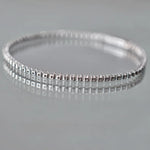 Bracelet tennis Gala 2 mm - Diamant de laboratoire - total 1,65 carats - Rond - Or blanc 18K diamelys