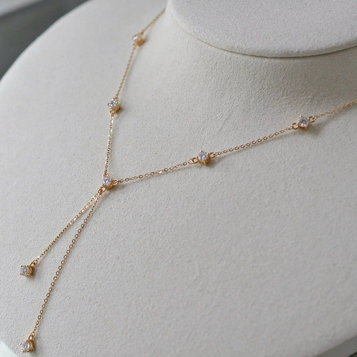 Collier Sept étoiles - Diamant de laboratoire - 0,78 carat - Rond -Or jaune 18K diamelys