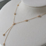 Collier Sept étoiles - Diamant de laboratoire - 0,78 carat - Rond -Or jaune 18K diamelys