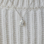 Collier Nova – Or blanc 14 carats – Poire 1 carat diamelys