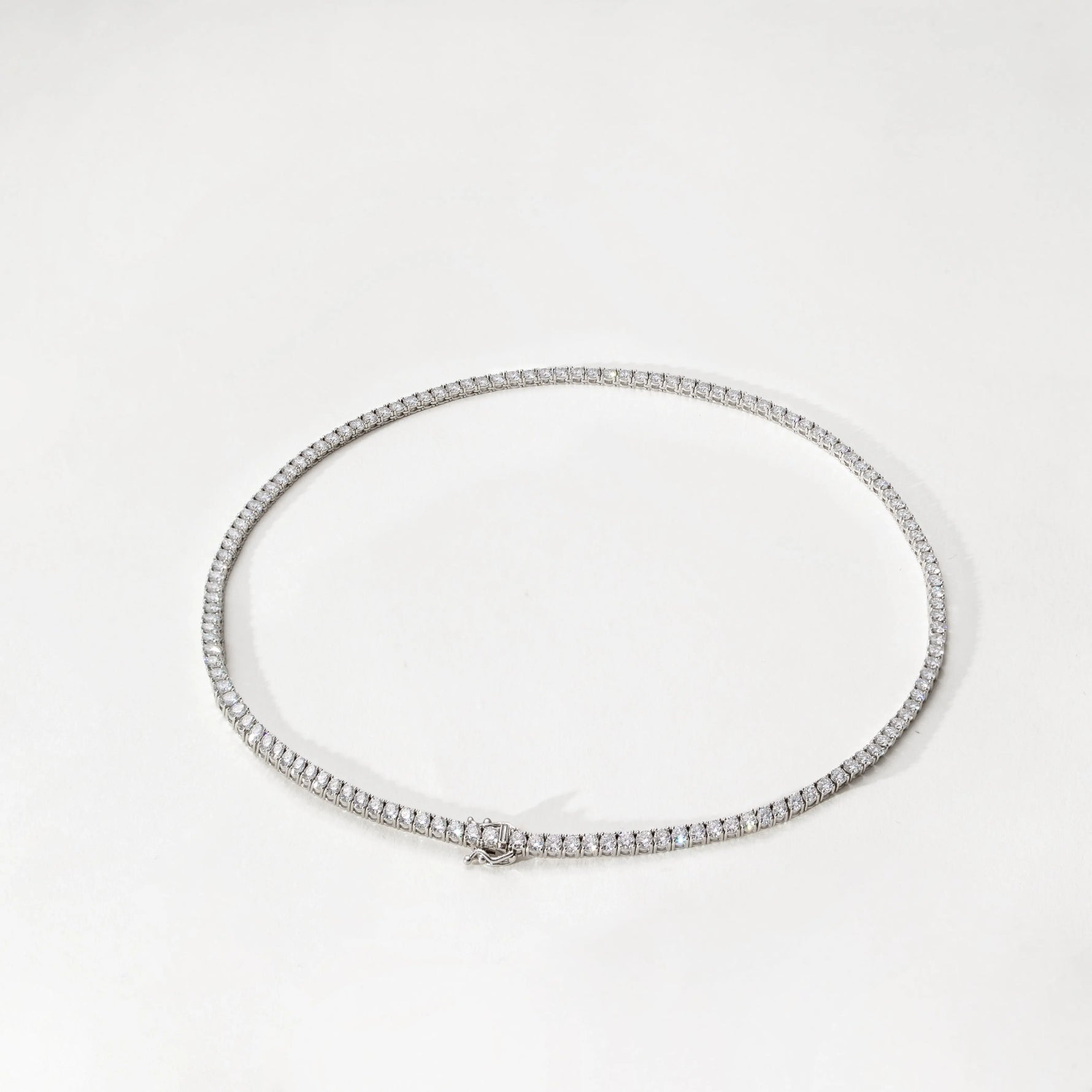 Collier Gala Tennis - Diamant de laboratoire - Or blanc 18K diamelys