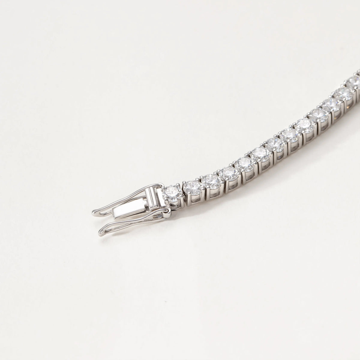 Bracelet tennis Gala 10 mm – Diamant de laboratoire - total 6 carats - Rond – Or blanc 14K diamelys