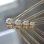 Collier Alya – Diamant de laboratoire - 1,5 carats - Rond - Or jaune 18K diamelys