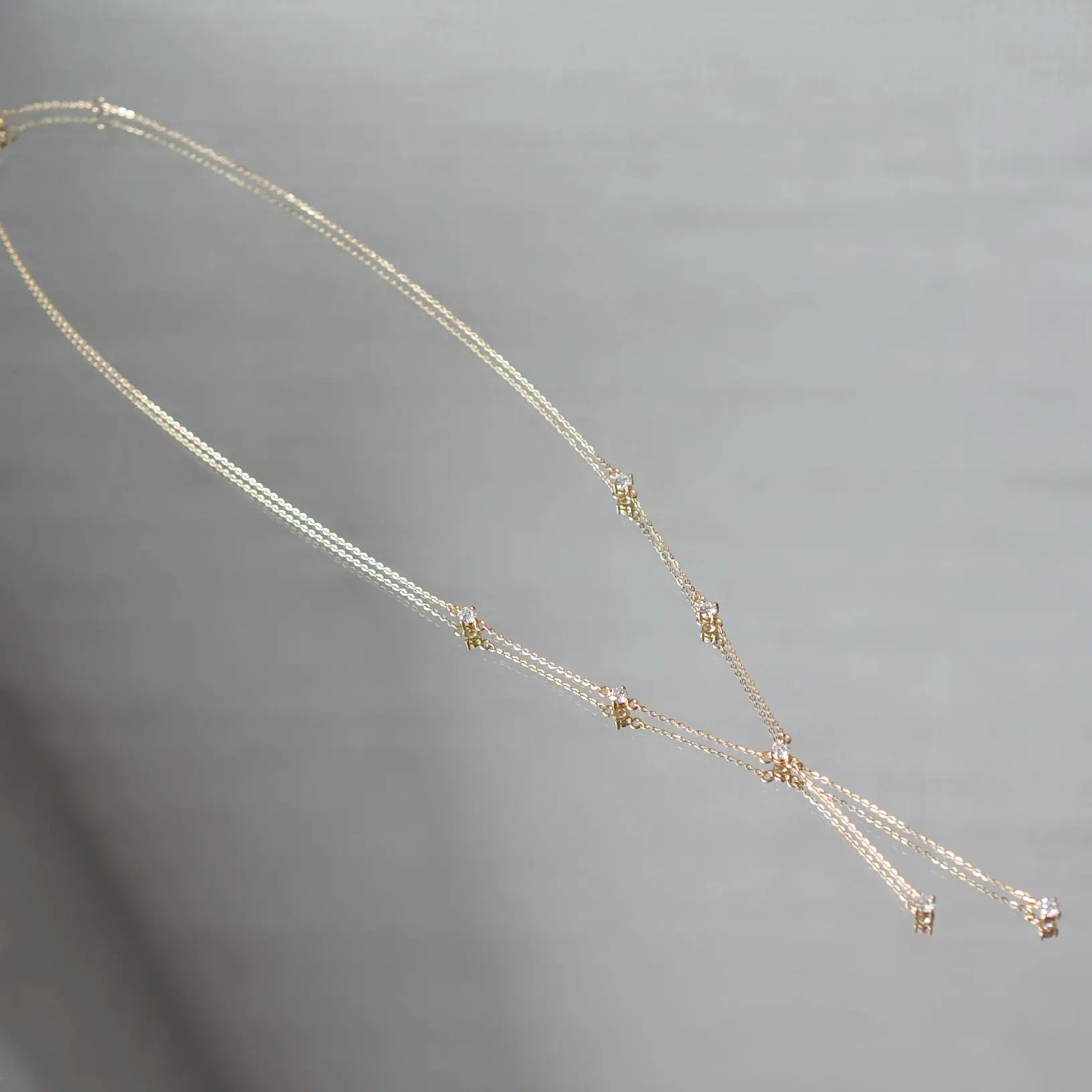 Collier Sept étoiles - Diamant de laboratoire - 0,78 carat - Rond -Or jaune 18K diamelys