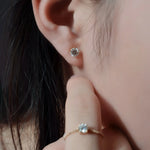 Boucles d’oreilles Alya - Or jaune 18 carats - Rond 0,5 carat (2 X) diamelys