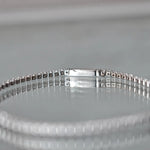 Bracelet tennis Gala 2 mm - Diamant de laboratoire - total 1,65 carats - Rond - Or blanc 18K diamelys