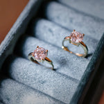 Boucles d’oreilles Melinda - Diamant de laboratoire - 1 carat (2 X) -Rond - Or jaune 18K diamelys