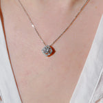 Collier Mira - Diamant de laboratoire - 1 carat - Rond - Or blanc 14K diamelys