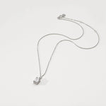 Collier Lune ll – Diamant de laboratoire - 2,1 carats - Émeraude - Or blanc 18K diamelys