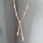 Collier Sept étoiles - Diamant de laboratoire - 0,78 carat - Rond -Or jaune 18K diamelys