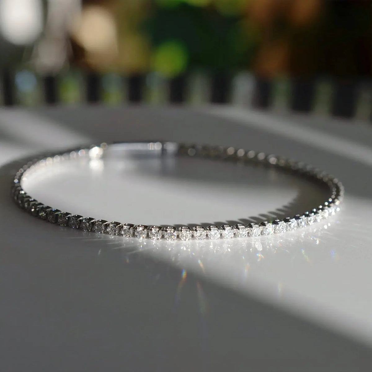 Bracelet tennis Gala 2 mm - Diamant de laboratoire - total 1,65 carats - Rond - Or blanc 18K diamelys