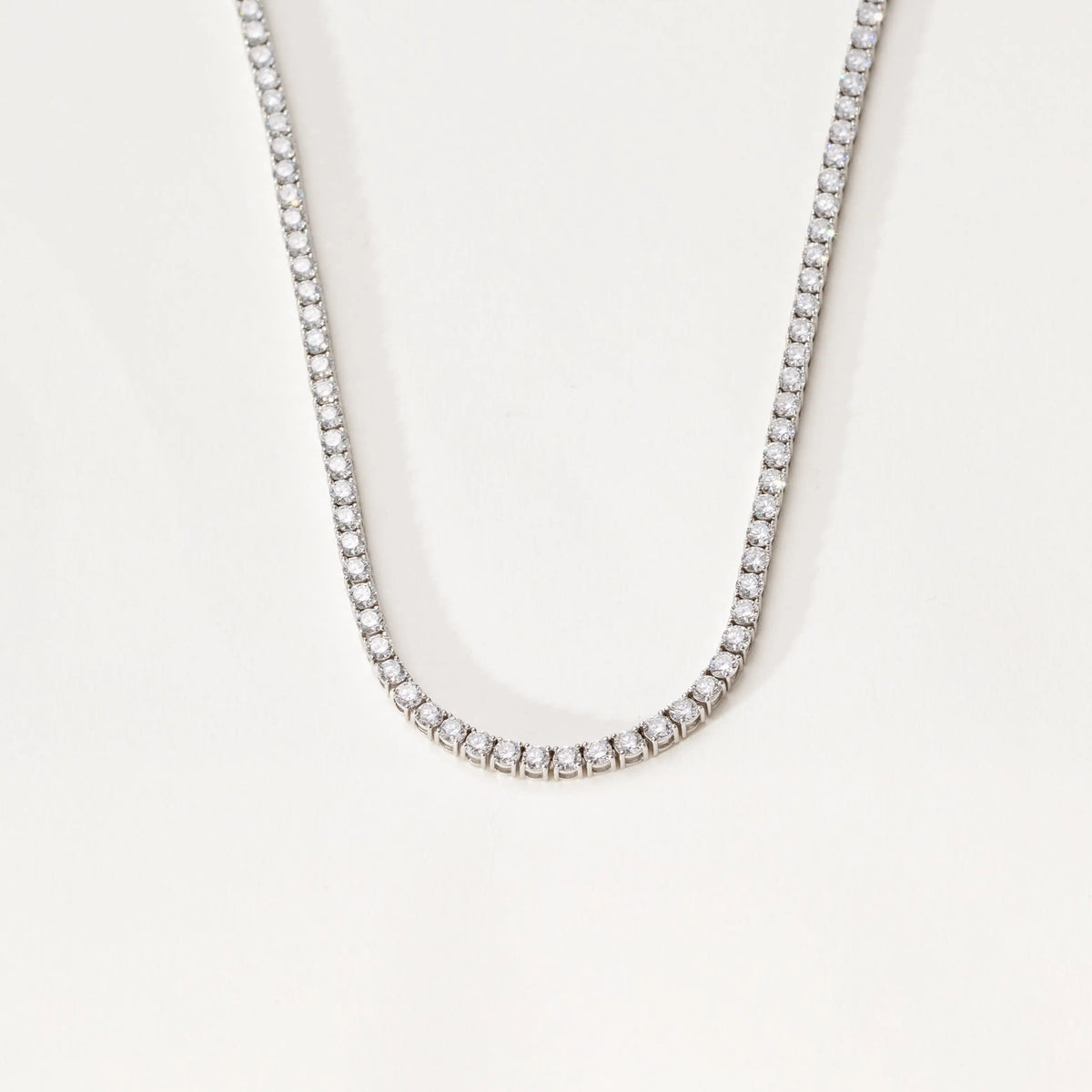 Collier Gala Tennis - Diamant de laboratoire - Or blanc 18K diamelys