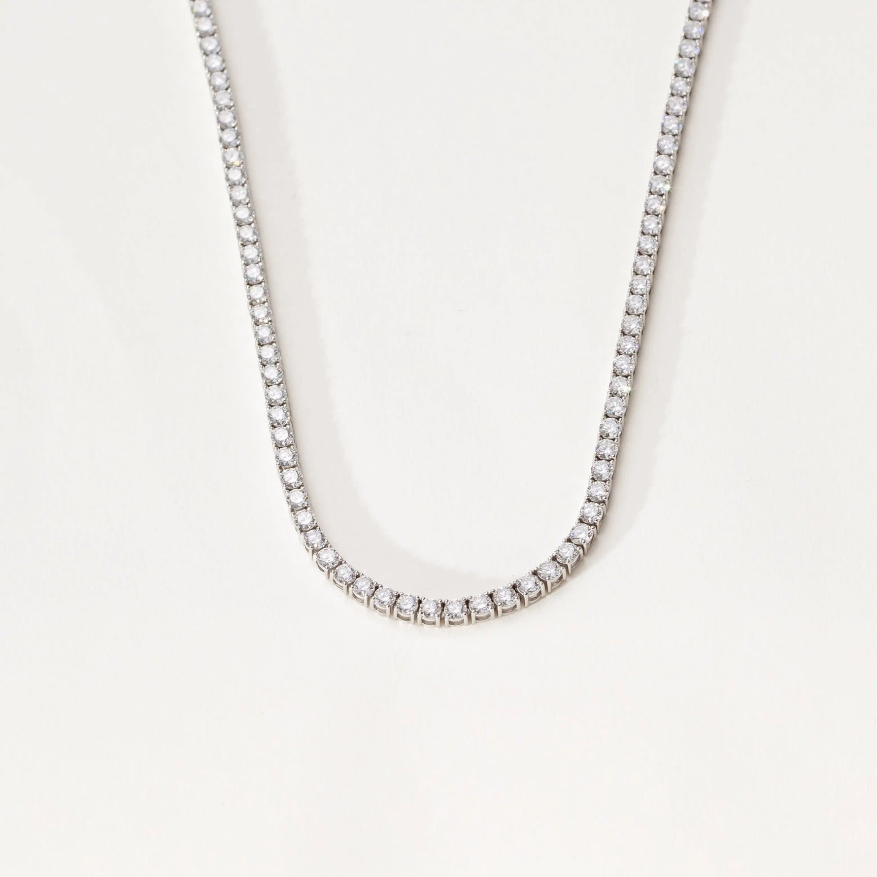 Collier Gala Tennis - Diamant de laboratoire - Or blanc 18K diamelys