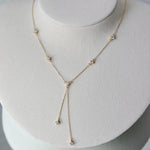 Collier Sept étoiles - Diamant de laboratoire - 0,78 carat - Rond -Or jaune 18K diamelys