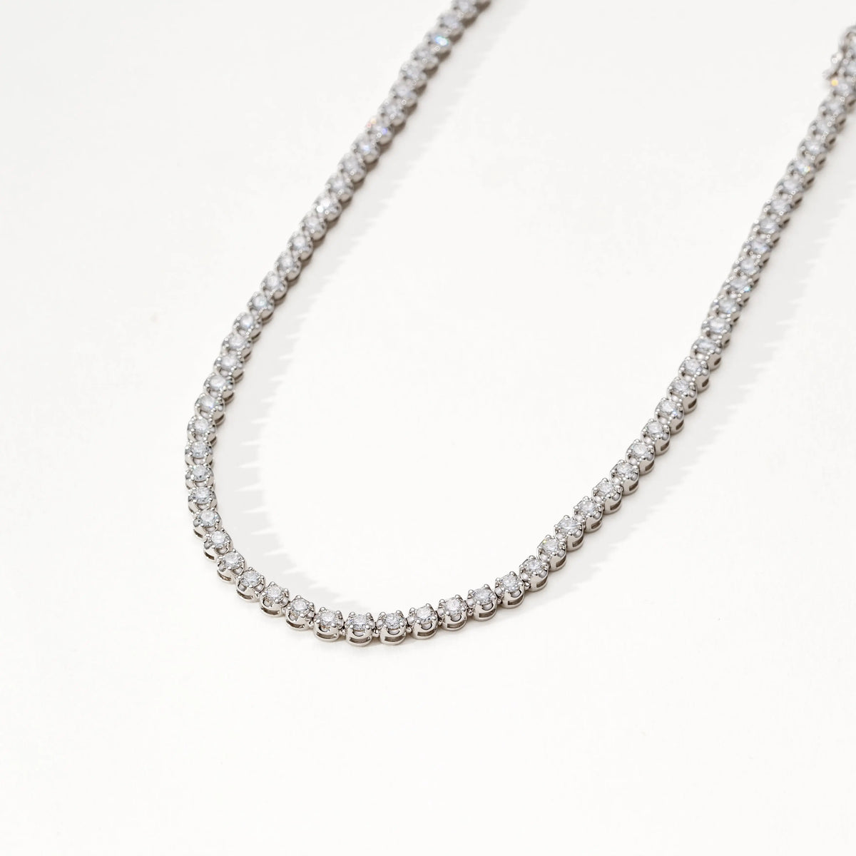 Collier Lumina Tennis –  Diamant de laboratoire - 18 carats - Or blanc diamelys