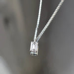 Collier Lune ll – Diamant de laboratoire - 2,1 carats - Émeraude - Or blanc 18K diamelys