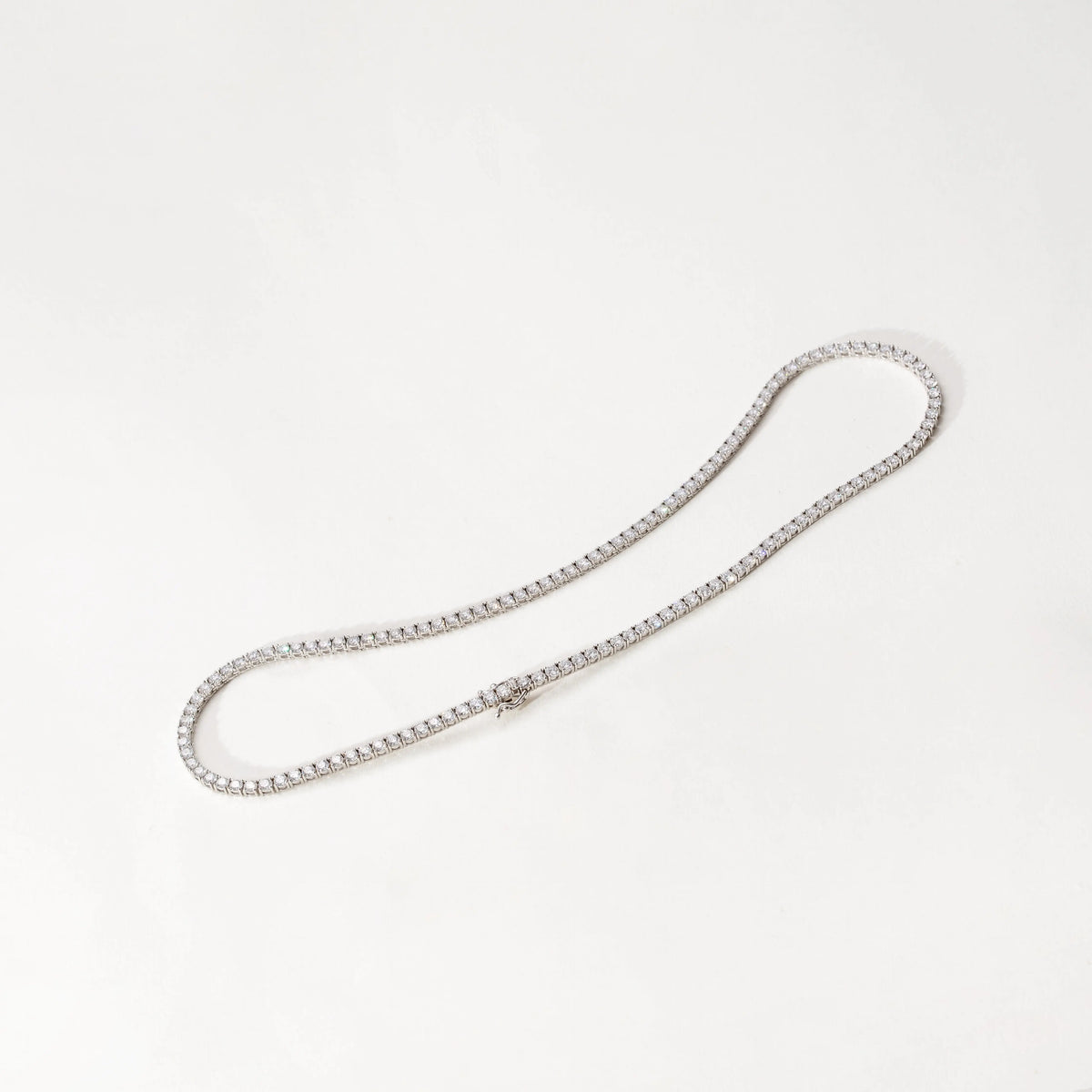 Collier Gala Tennis - Diamant de laboratoire - Or blanc 18K diamelys