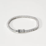 Bracelet tennis Gala 10 mm – Diamant de laboratoire - total 6 carats - Rond – Or blanc 14K diamelys