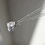 Collier Nova – Or blanc 14 carats – Poire 1 carat diamelys