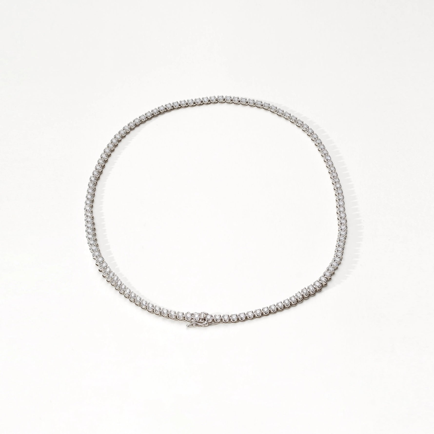 Collier Lumina Tennis –  Diamant de laboratoire - 18 carats - Or blanc diamelys