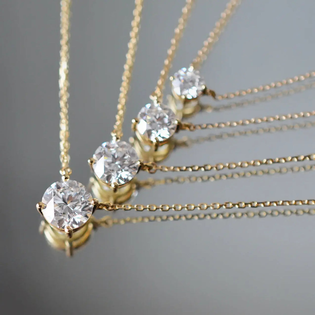 Collier Alya – Diamant de laboratoire - 2,04 carats - Rond - Or jaune 18K diamelys