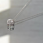 Collier Mira - Diamant de laboratoire - 1 carat - Rond - Or blanc 14K diamelys