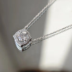 Collier Mira - Diamant de laboratoire - 1 carat - Rond - Or blanc 14K diamelys