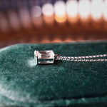 Collier Lune ll – Diamant de laboratoire - 2,1 carats - Émeraude - Or blanc 18K diamelys