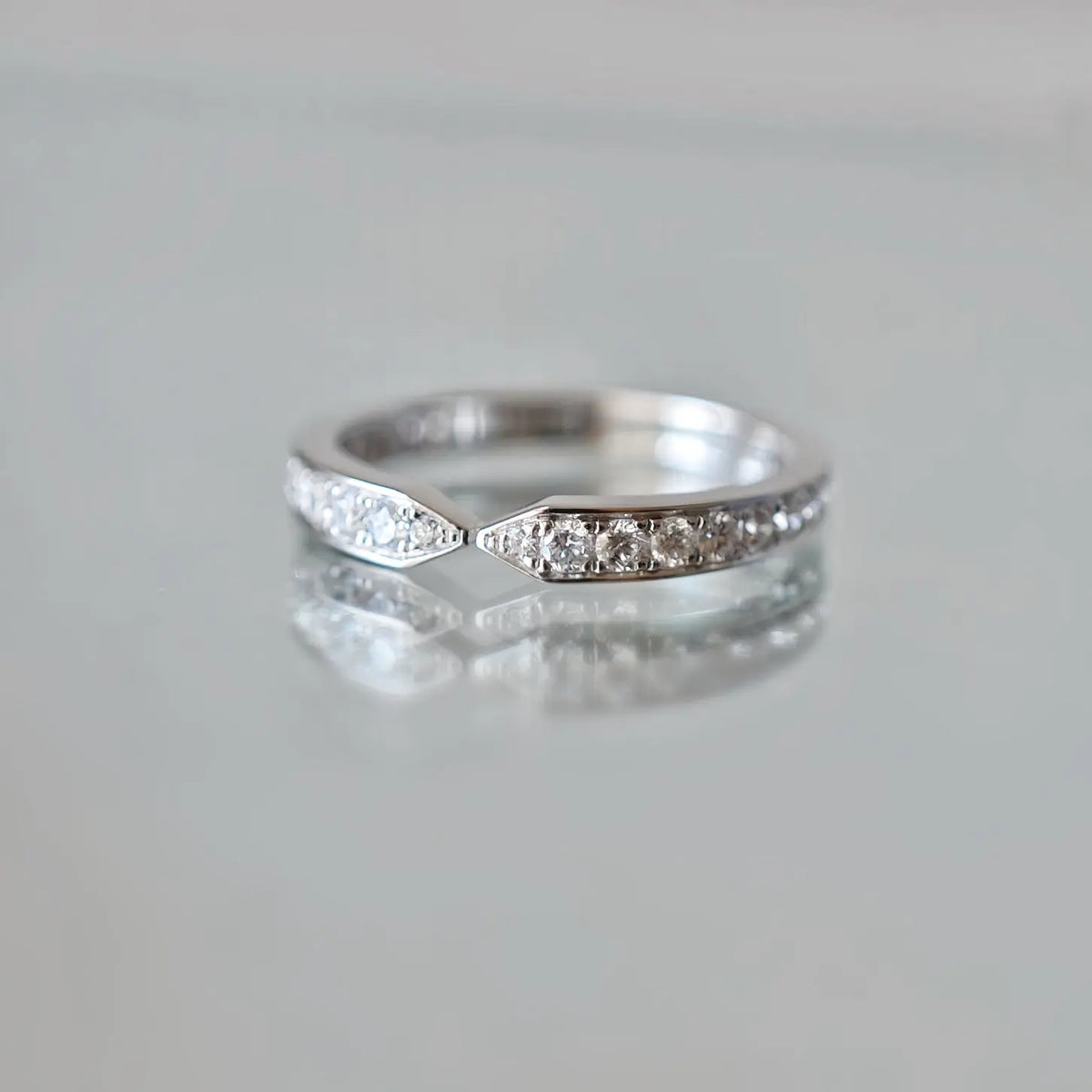 Alliance Beatrice - Diamant de laboratoire  - 0,39 carat - Rond - Or blanc 14K diamelys