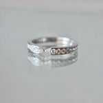 Alliance Beatrice - Diamant de laboratoire  - 0,39 carat - Rond - Or blanc 14K diamelys