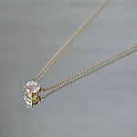 Collier Alya – Diamant de laboratoire - 0,5 carat - Rond - Or jaune 18K diamelys