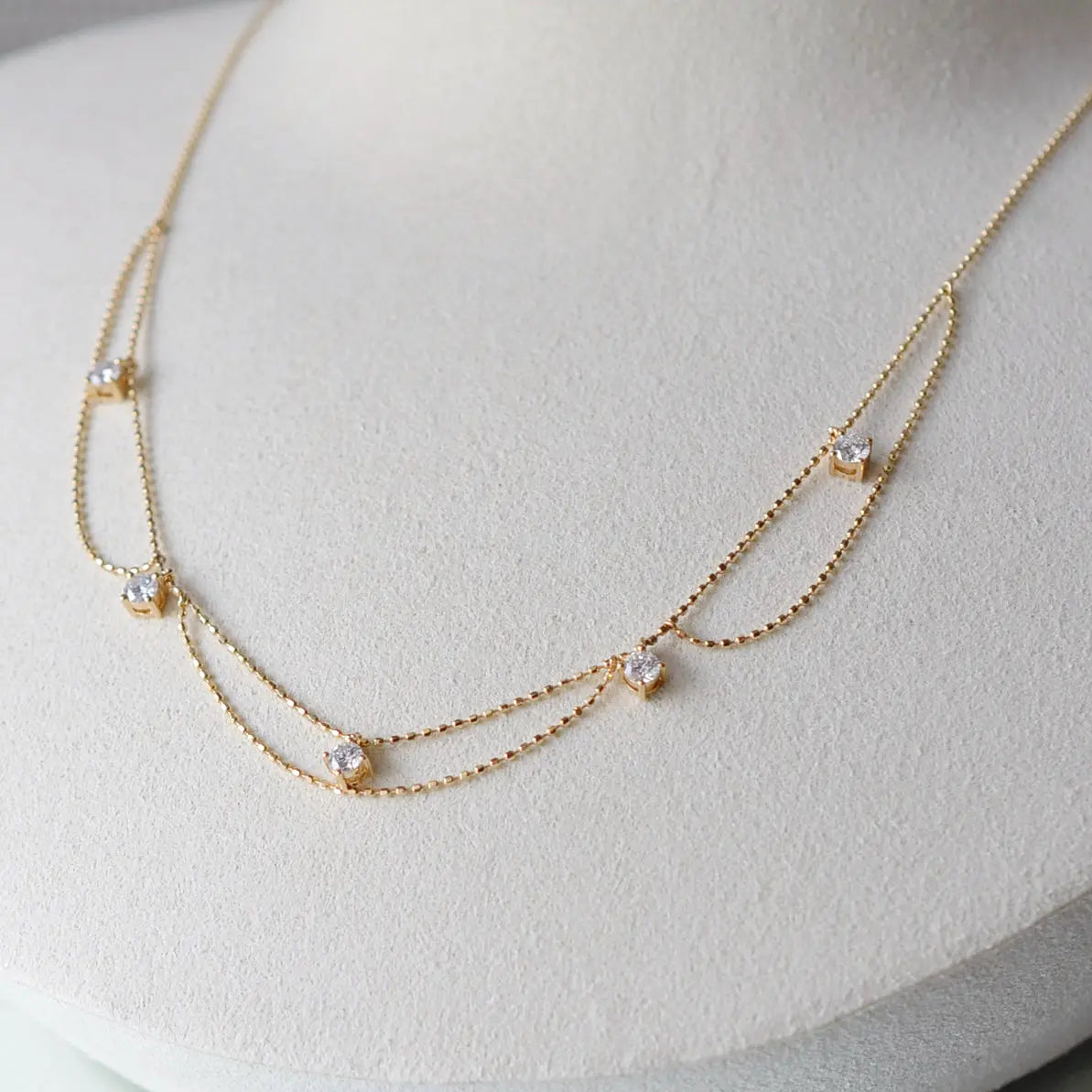 Collier Astra – Diamant de laboratoire - 0,53 carat -Rond - Or jaune 18K diamelys